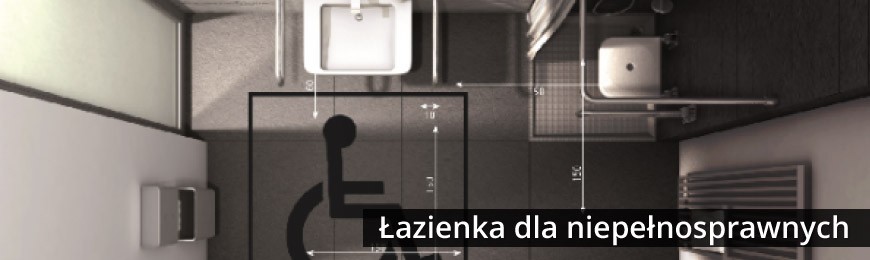 Łazienka dla niepełnosprawnych