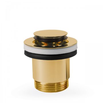 Odpływ umywalkowy Ø 40 mm click‑clack w kolorze złotym 24284002OR