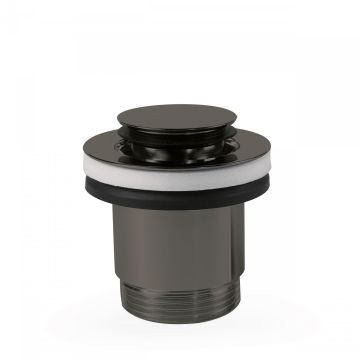 Odpływ umywalkowy Ø 40 mm click‑clack w kolorze czarny metalik 24284002KM