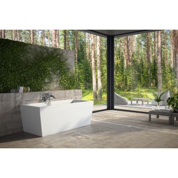 Wanna wolnostojąca przyścienna Besco Vena 170x75cm biała WKVE-170-WS