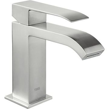 Bateria umywalkowa Tres Cuadro Exclusive stojąca kaskada stal 00610101AC
