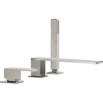 Bateria wannowa Tres Cuadro Exclusive trzyotworowa stal 00616103AC