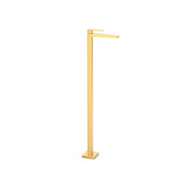 Bateria umywalkowa wolnostojąca Tres Slim Exclusive Złoto matowe 24k 20285301OM