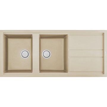 Zlewozmywaki Elleci Best 500 Keratek Plus szampan LKB50095
