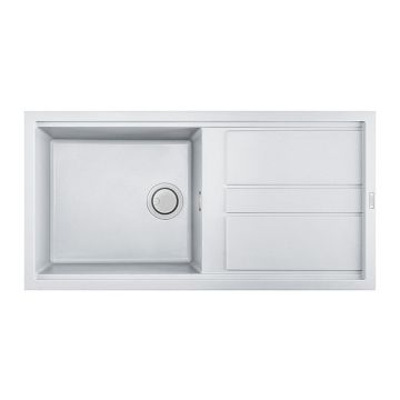 Zlewozmywak Elleci Best 480 Granitek bianco LGB48068