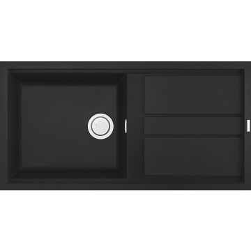Zlewozmywak Elleci Best 480 Granitek nero LGB48040