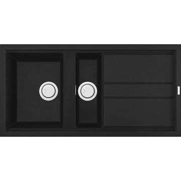 Zlewozmywak Elleci Best 475 Granitek nero LGB47540