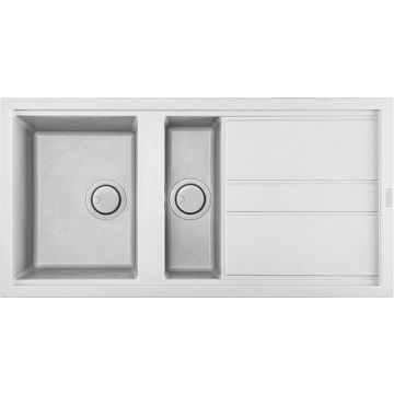 Zlewozmywak Elleci Best 475 Granitek bianco LGB47568
