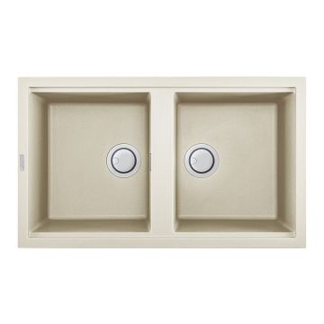 Zlewozmywak Elleci Best 450 Granitek bianco antico LGB45062