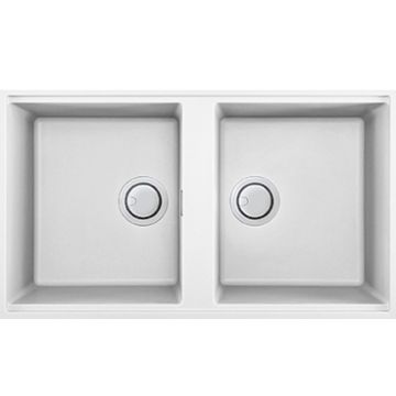 Zlewozmywak Elleci Best 450 Keratek Plus biały LKB45096BSO