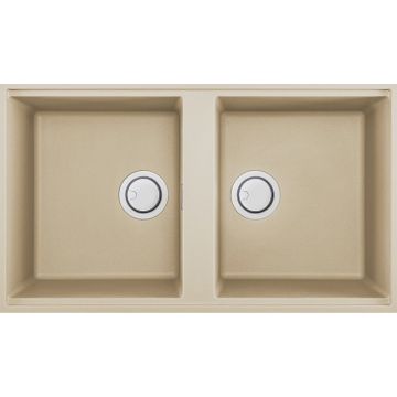 Zlewozmywak Elleci Best 450 Keratek Plus szampan LKB45095BSO