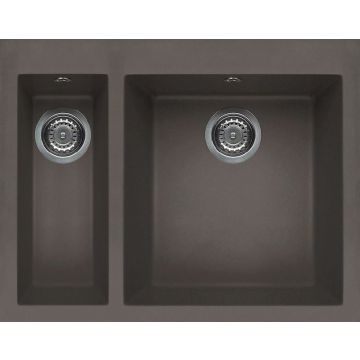 Zlewozmywak Elleci Quadra 150 Keratek Plus dove grey LKQ15093