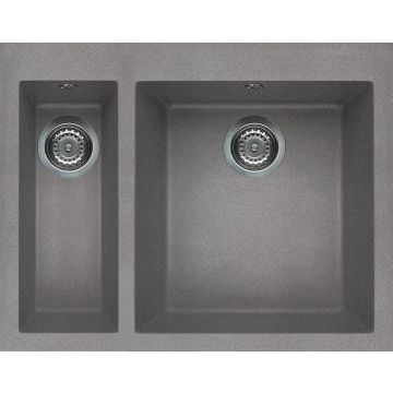 Zlewozmywak Elleci Quadra 150 Granitek cemento LGQ15048