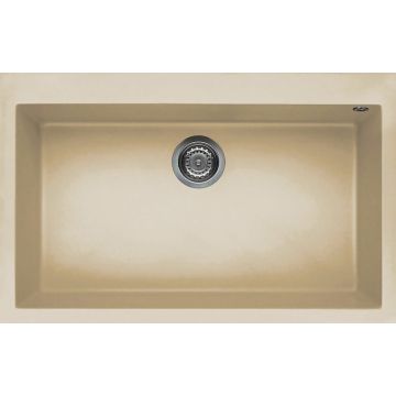 Zlewozmywak Elleci Quadra 130 Keratek Plus szampan LKQ13095