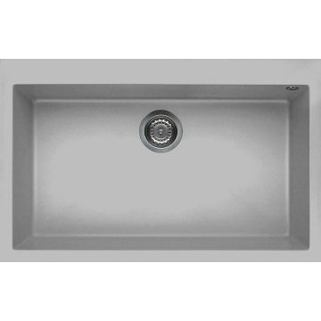 Zlewozmywak Elleci Quadra 130 Metaltek aluminium LMQ13079
