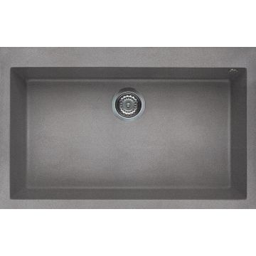 Zlewozmywak Elleci Quadra 130 Granitek cemento LGQ13048