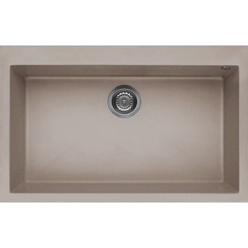 Zlewozmywak Elleci Quadra 130 Granitek tortora LGQ13043