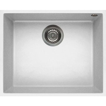 Zlewozmywak Elleci Quadra 105 Granitek bianco LGQ10568