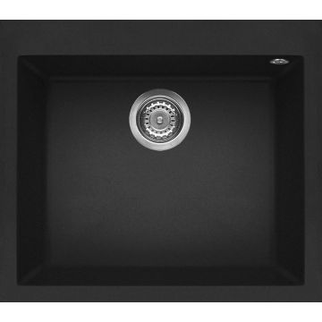 Zlewozmywak Elleci Quadra 105 Granitek nero LGQ10540