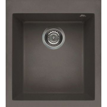 Zlewozmywak Elleci Quadra 100 Keratek Plus dove grey LKQ10093