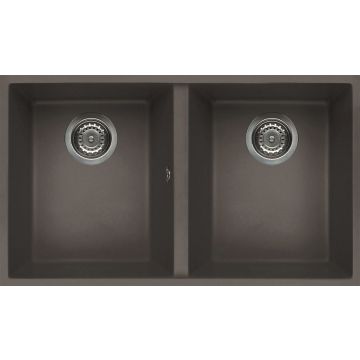 Zlewozmywak Elleci Quadra 350 podwieszany Keratek Plus dove grey LKQ35093BSO