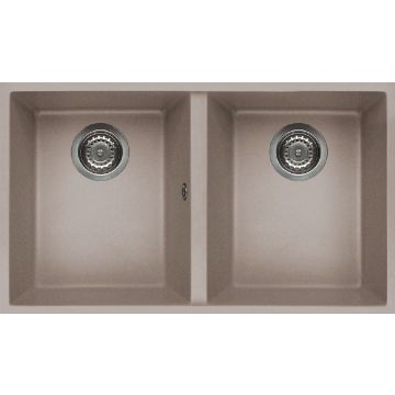 Zlewozmywak Elleci Quadra 350 podwieszany Granitek tortora LGQ35043BSO
