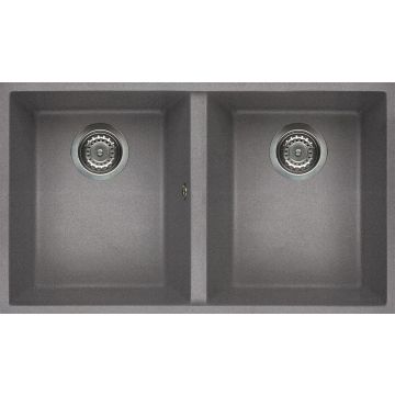 Zlewozmywak Elleci Quadra 350 podwieszany Granitek cemento LGQ35048BSO
