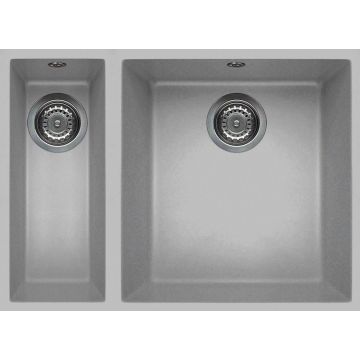 Zlewozmywak Elleci Quadra 150 Metaltek aluminium LMQ15079BSO