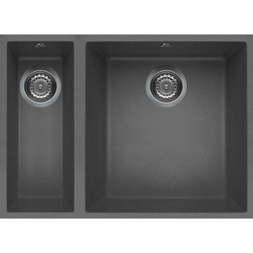 Zlewozmywak Elleci Quadra 150 Metaltek tytan LMQ15073BSO