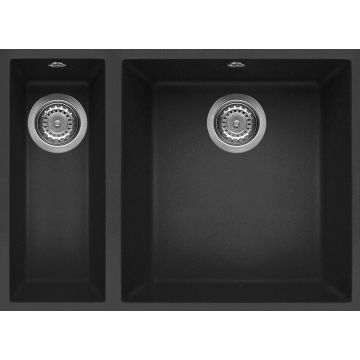 Zlewozmywak Elleci Quadra 150 Metaltek ghisa LMQ15070BSO