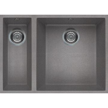 Zlewozmywak Elleci Quadra 150 Granitek cemento LGQ15048BSO