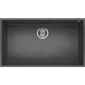 Zlewozmywak Elleci Quadra 130 Keratek Plus ciemnoszary LKQ13099BSO