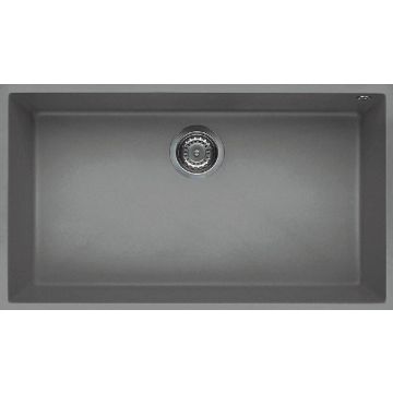 Zlewozmywak Elleci Quadra 130 Keratek Plus jasnoszary LKQ13097BSO