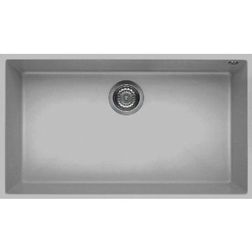 Zlewozmywak Elleci Quadra 130 Metaltek aluminium LMQ13079BSO