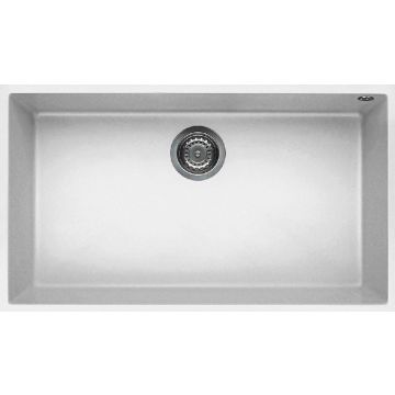 Zlewozmywak Elleci Quadra 130 Granitek bianco LGQ13068BSO