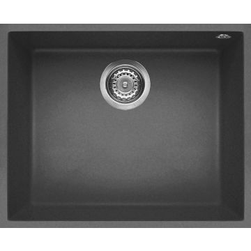 Zlewozmywak Elleci Quadra 105 BSO Keratek Plus ciemnoszary LKQ10599BSO