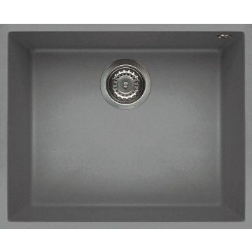 Zlewozmywak Elleci Quadra 105 BSO Keratek Plus jasnoszary LKQ10597BSO