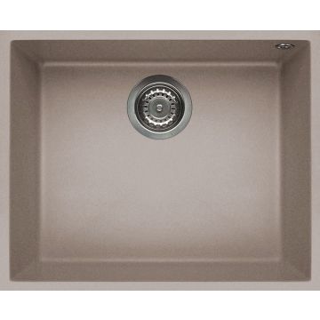 Zlewozmywak Elleci Quadra 105 BSO Granitek tortora LGQ10543BSO