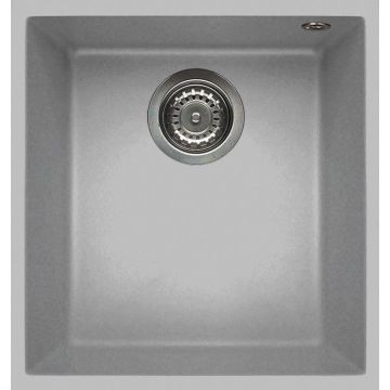 Zlewozmywak Elleci Quadra 100 BSO Metaltek aluminium LMQ10079BSO