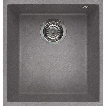 Zlewozmywak Elleci Quadra 100 BSO Granitek cemento LGQ10048BSO