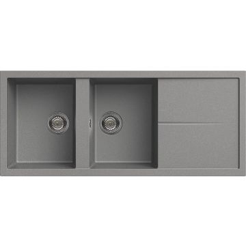 Zlewozmywak Elleci Unico 500 Granitek cemento LGU50048
