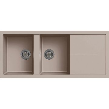 Zlewozmywak Elleci Unico 500 Granitek tortora LGU50043