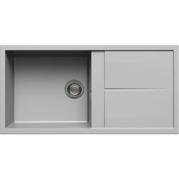 Zlewozmywak Elleci Unico 480 Metaltek aluminium LMU48079