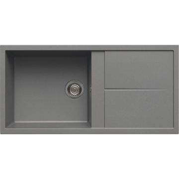 Zlewozmywak Elleci Unico 480 Granitek cemento LGU48048