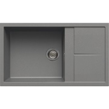 Zlewozmywak Elleci Unico 410 Granitek cemento LGU41048