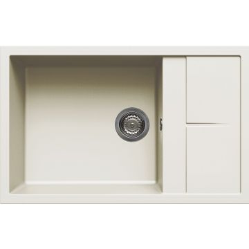 Zlewozmywak Elleci Unico 310 Granitek bianco antico LGU31062