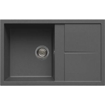Zlewozmywak Elleci Unico 300 Keratek Plus ciemnoszary LKU30099