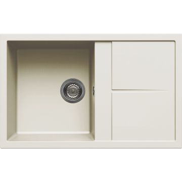 Zlewozmywak Elleci Unico 300 Granitek bianco antico LGU30062