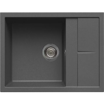 Zlewozmywak Elleci Unico 125 Keratek Plus ciemnoszary LKU12599