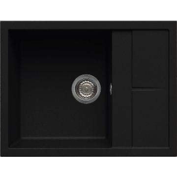 Zlewozmywak Elleci Unico 125 Keratek Plus czarny LKU12586